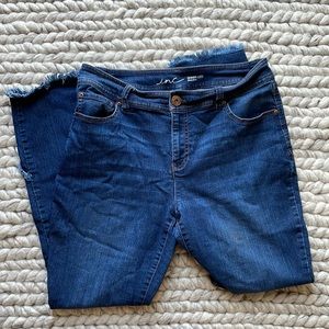 INC Skinny Jeans with Fringe